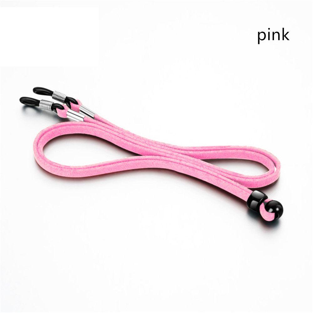 Adjustable Leather High Elasticity Neck Straps Reading Glasses Chain Anti-lost Face Mask Lanyards
