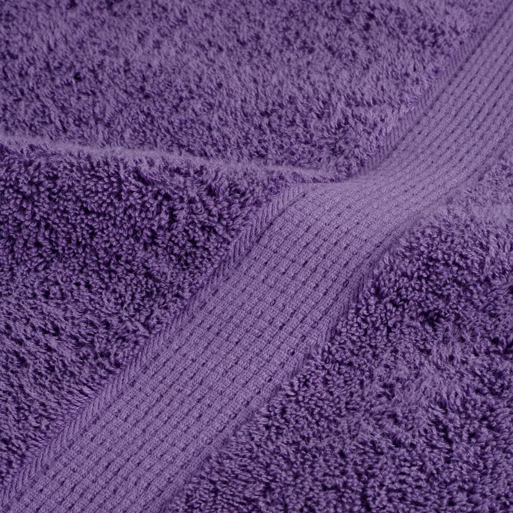 Vidaxl Ręczniki Premium Solund 10 Szt. Fioletowe, 70X140 Cm, 600 G/Cm²