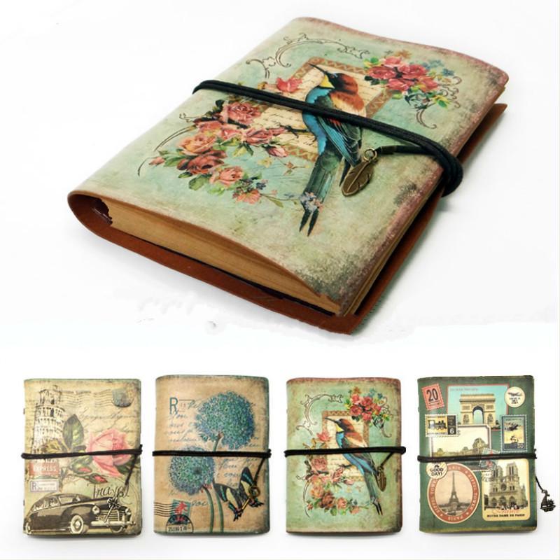 Vintage Stationery PU Leather Notebook Creative Kraft Paper Planner Sketchbook Agenda Diary Notebook