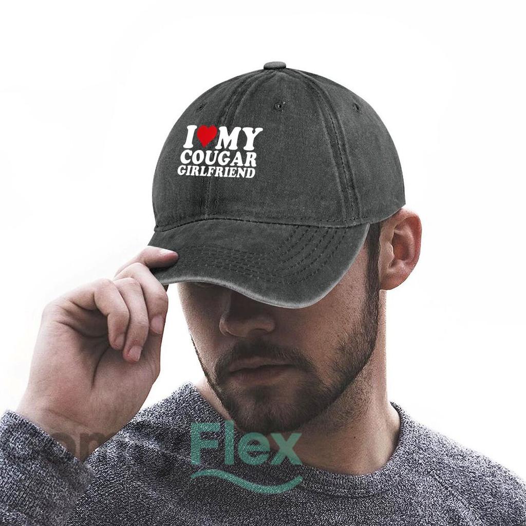 Cougar Girlfriend Love Fashion Washed Baseball Cap Outdoor For Womens Unisex Female Beach Dad Hat Hip Hop