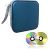 Футляр для CD на 48 дисков Augeny, Портативный футляр-держатель для DVD из твердого пластика, Кошелек-альбом для хранения дисков для автомобиля, дома, путешествий, Органайзер для переноски, Универсальный