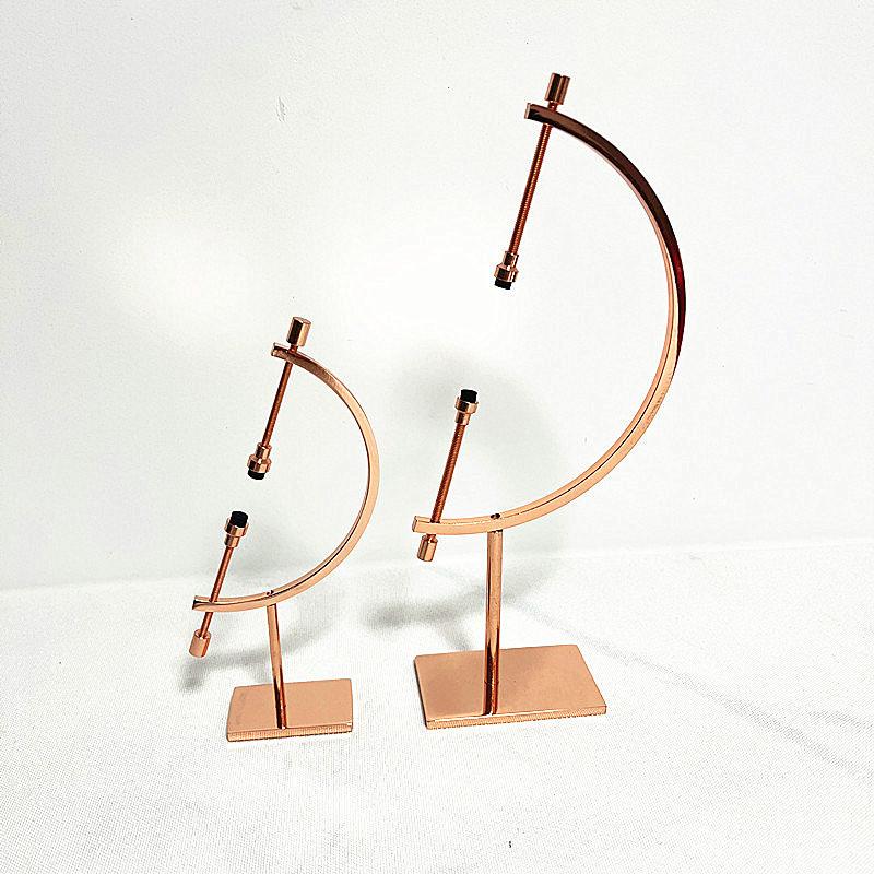 Crystal Ball Metal Base Globe Shape Gold Globe Fashion Crystand Stand Decorative Fixed Agate Ball Stand Decoration Gloden Globe