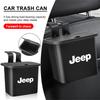 Car Seat Back Hanging Trash Can Storage Case Rear Row Organizer For Renegade Wrangler JK Grand Cherokee XJ Willys Compass Command Patriot