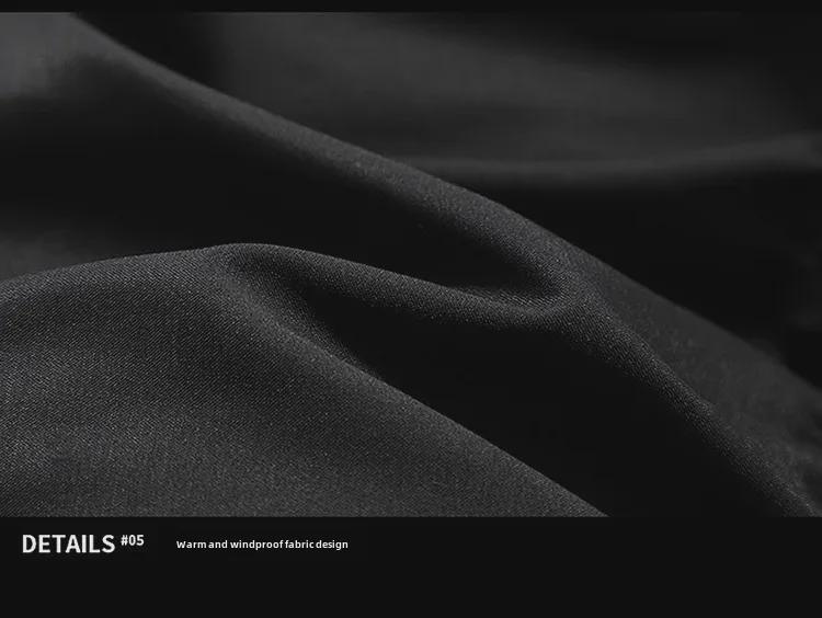 2023 Men's Winter Mid-Length Thickened Cotton Coat - Korean Style Trendy & Warm