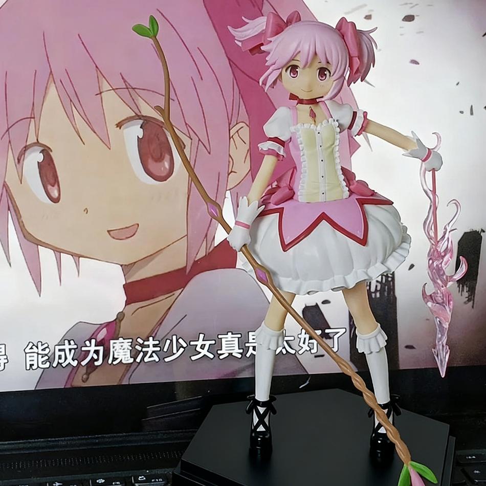 2 вида Аниме Фигурка Puella Magi Madoka Magica Канаме Мадока Магическая Девочка ПВХ Фигурки Действия Модель Аниме Мультяшная Модель Игрушка Подарок