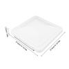 14in RV Roof Vent Cover RV Roof Vent Cover UV Resistant 14 Inch Replacement Vent Lid for Camping Vehicle Trailer Motorhome White