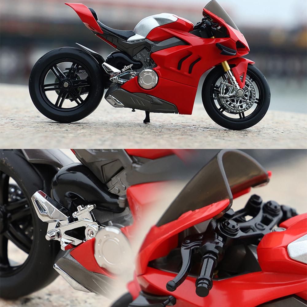 1/12 Assembly Version H2R Alloy Motorcycle Model Diecasts & Toy Metal Sound and Light Toys Car Collectibles Children’s Gifts