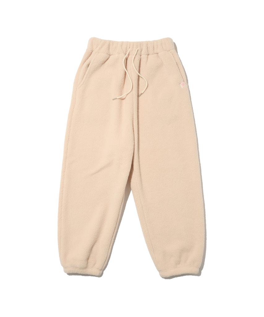 ROIDESROIS Cozy Bear Sherpa Fleece Jogger Pants (Ivory)