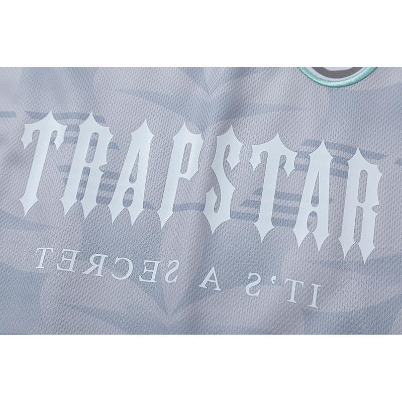 Trapstar London 2026 Новый летний Trapstar Логотип Диагональный логотип Номер 23 Баскетбольная майка Футбольная майка Градиентная спортивная футболка с коротким рукавом