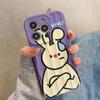 Силиконовый чехол с забавным мультяшным кроликом Imd для Iphone 13 11 12 14 Pro Max 14 Plus, модный мягкий чехол