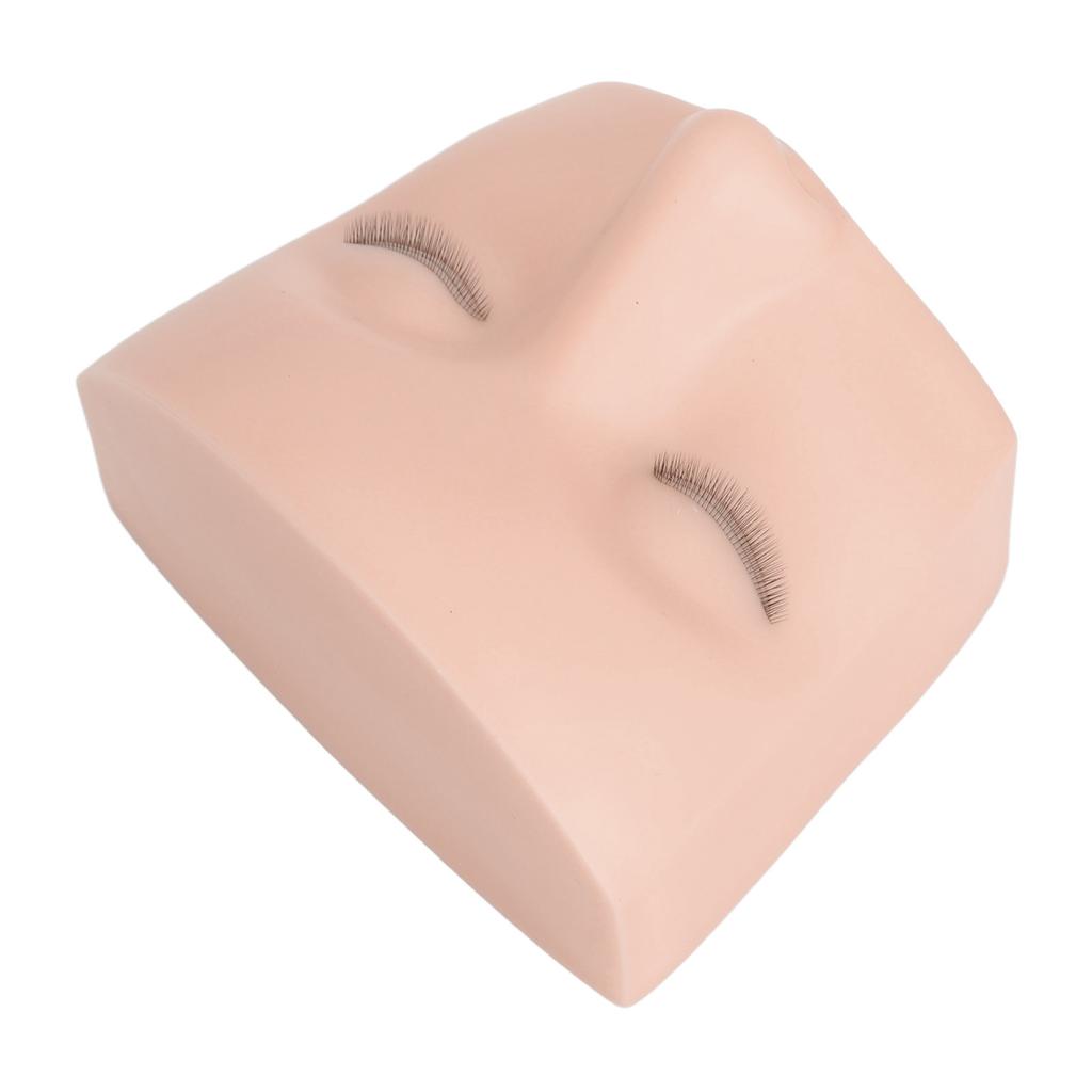 Голова манекена для ресниц, эластичная, реалистичная, 3 слоя, ресницы, голова манекена для практики для начинающих