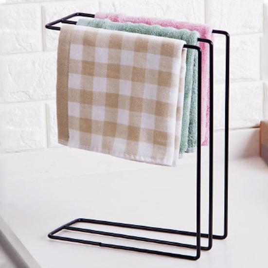Держатель для кухонного полотенца, нескользящий, вентилируемый, утюг, держатель для полотенец с тремя перекладинами, домашний органайзер