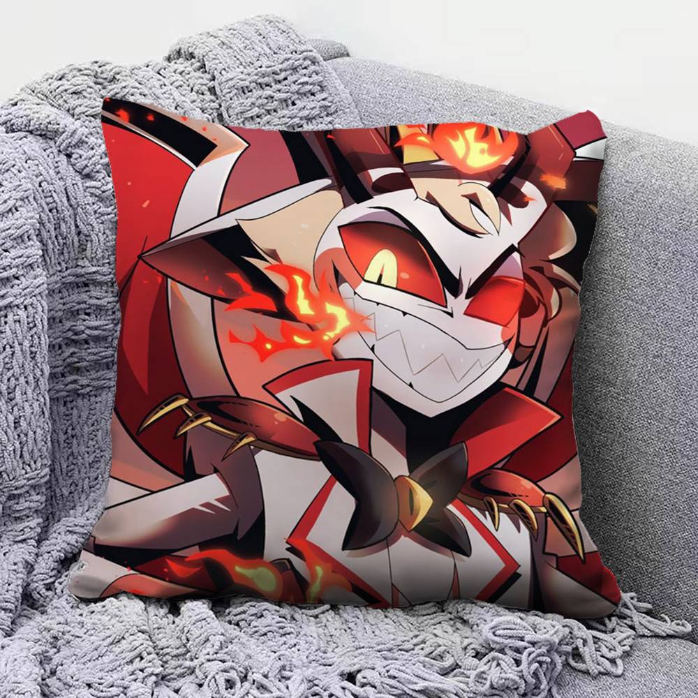 Hazbin HHotel Lucifer MMagne Pillow Covers Home Sofa Cushion Covers and Aecorative Custom