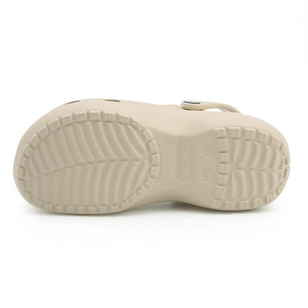 Crocs Классические сабо на платформе Bone женские сандалии Aqua ShoeS