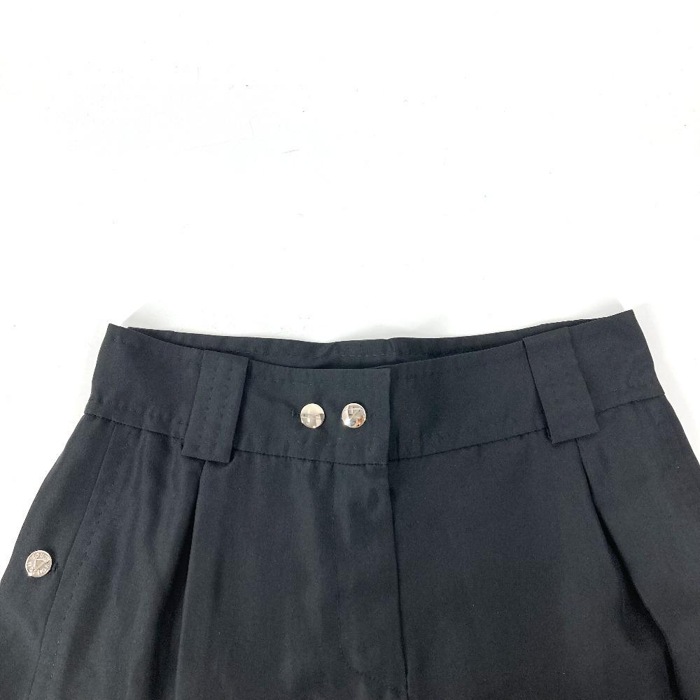 Louis Vuitton Logo hardware Shorts Bottoms Apparel Pants silk Black