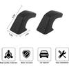 Lkip Tow Hook Covers for Jeep Wrangler 4XE JL JK & Gladiator JT (2007-2025) - Rubber Sleeve Protectors for Front Bumper, Exterior Accessories(Black)