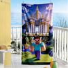 Minecraft Customize Text Beach Towel High Absorbency & Quick-Dry Ideal for Travel Outdoor Swim Pool Yoga Surf Camping Hiking Gym Gift Holiday