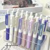 Шариковая ручка Blue Fruit 2.0 Пудинг с таро и молоком, Черные быстросохнущие чернила, Нажимной механизм, Высокий внешний вид, с наконечником CS.