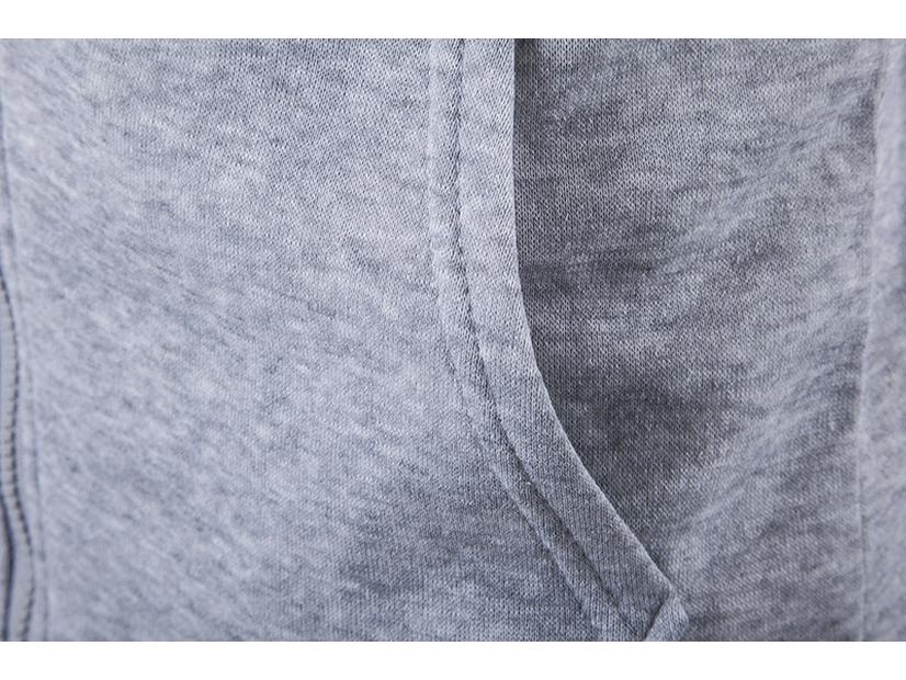 Мужская толстовка с капюшоном, на молнии, с карманами, жилет-пальто M19