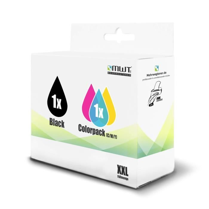 Cartouches d'encre - MEHRWEGTONER - PG510 CL511 - Compatible - Multicolore - Pack de 2