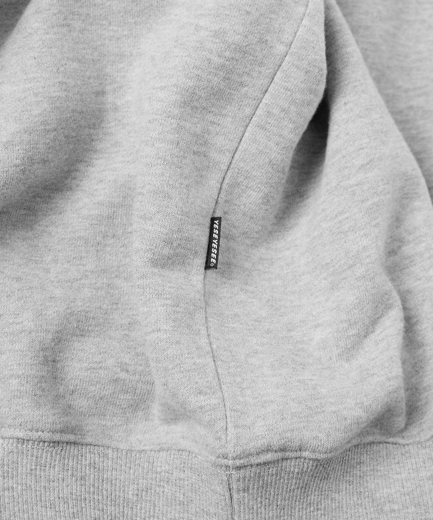 YESEYESEE Y.E.S Checkered Logo Sweatshirt Gray