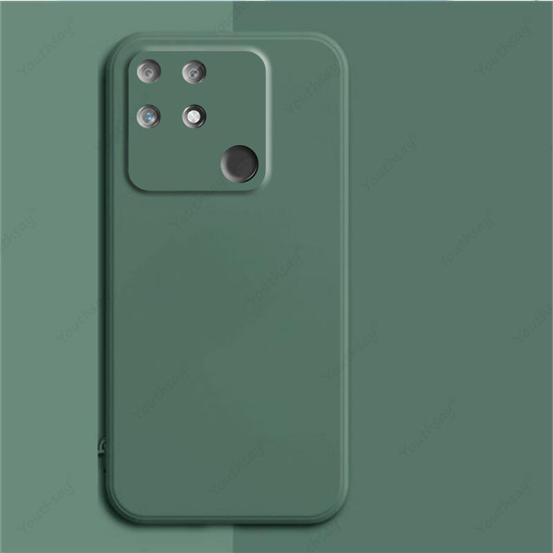 Для Realme Narzo 50A Чехол Жидкий Силикон Оригинальный Квадратный Резиновый Чехол Для Realme Narzo 50A Чехол Для Realme Narzo 50A Narzo 50i