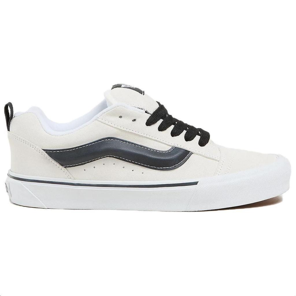 Vans Knu-Skool Suede - белые черные унисекс кроссовки кремовые VN0009QCYB2