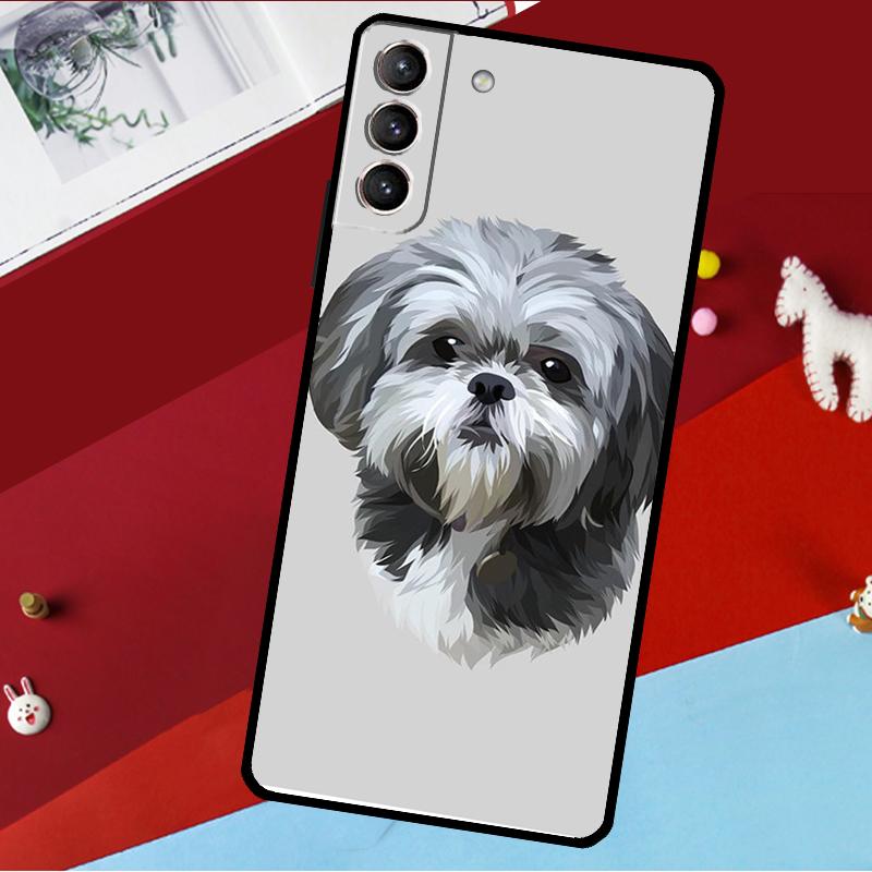 Мультяшная собака Ши-тцу Чехол Для Samsung Galaxy S26 S25 S24 S21 S22 S20 Ultra S9 S10 Plus S23 FE S25 FE Чехол для телефона