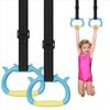 Arm Strength Pull Up Handle Rings Non-Slip Strength Training Ring  Fitness Equipment