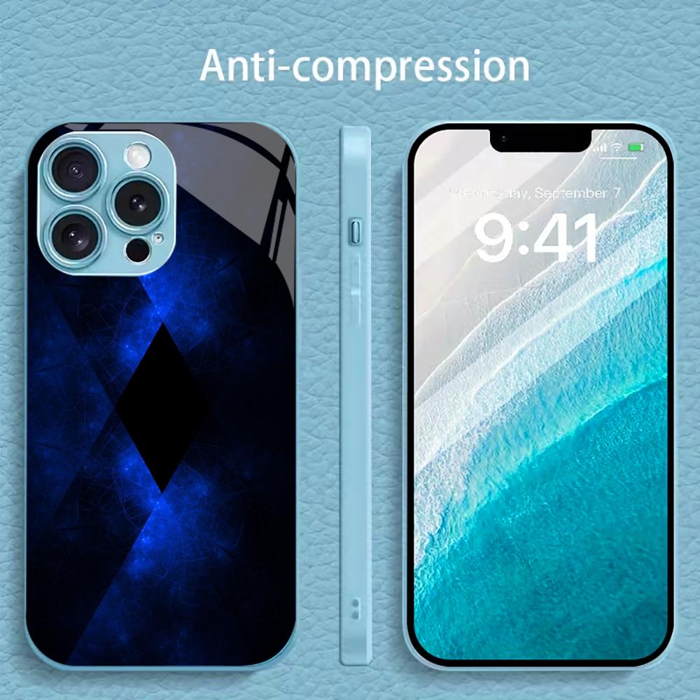 Посеребренный Чехол из Закаленного Стекла для Телефона для iPhone Чехол для 11/12/13/14/15/16/17 Pro MAX