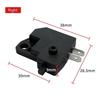 Universal Disc Brake Switch Set for Motorcycle, Electric Car & ATV - Left/Right Front Brake Stop Light Switch with Spring