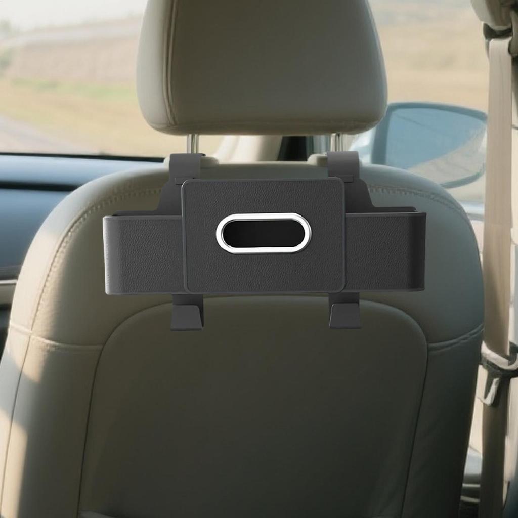 Backseat Car Organizer Tissue Storage With Hooks Car Organizers And Storage For Truck Travel Toddler Women Kids Men Trip Road