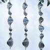 Shiny Metal Discs with Reflective Spinners for Outdoor Garden and Home Decoration Hanging Wind Chimes Bird Deterrent Ornament Set of 4