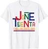 Its The Juneteenth for Me Freeish Since 1865 Independence Day TShirt Black Pride with Pan African Flag Graphic Tee Tops Gift