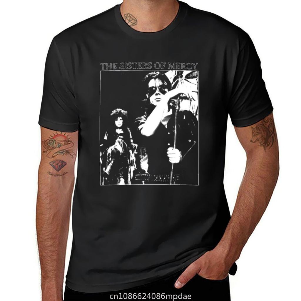 The Sisters Of Mercy T-Shirt summer tops oversizeds shirts graphic tees t shirts for men graphic
