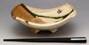Seto Ware Miyake Oribe Boat-shaped Mukozuke (wooden Box) Yashichida Oribe 015-0009