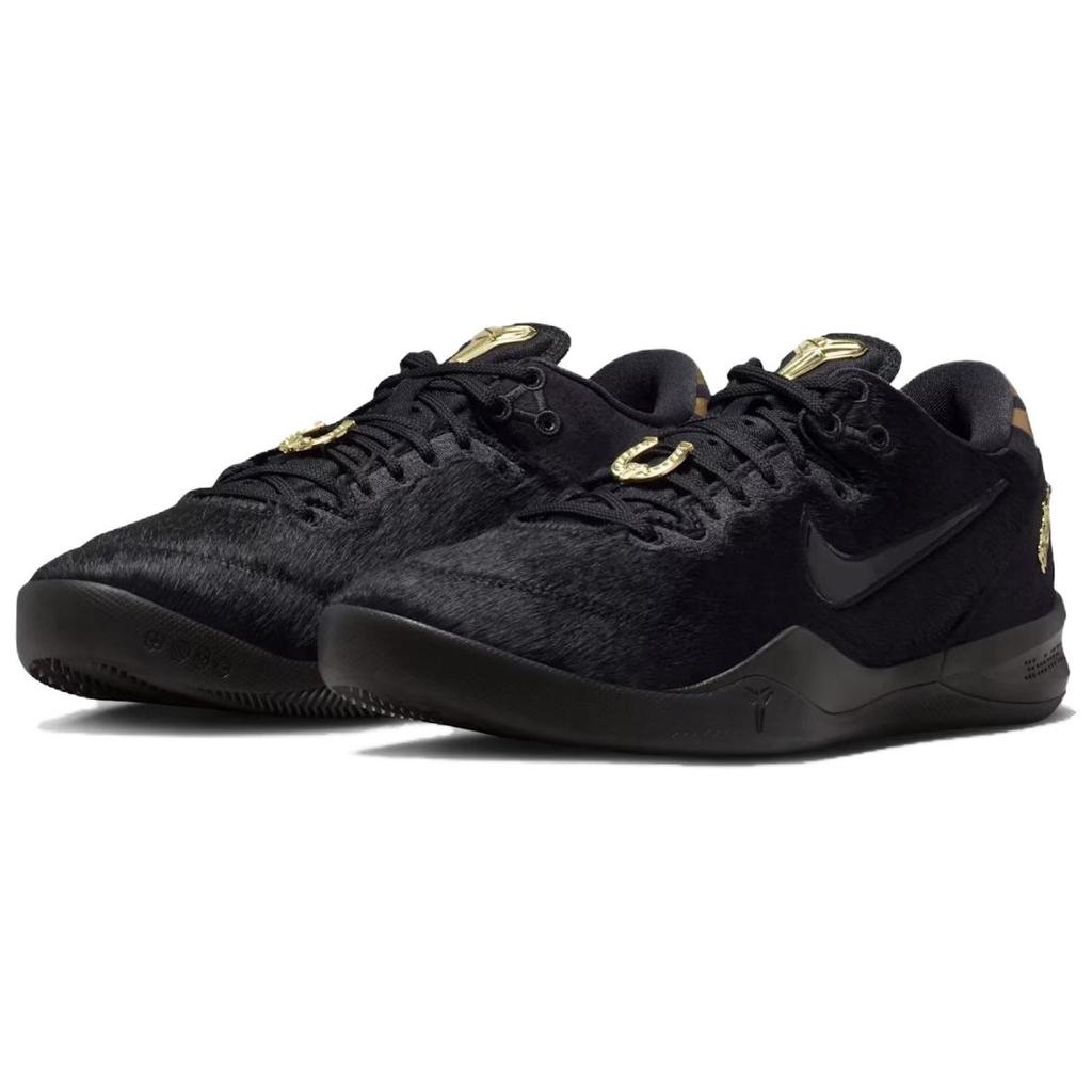 Nike Баскетбольные кроссовки Kobe 8 Мужские Черно-золотые IO8152-001