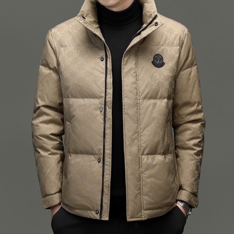 Mens Winter Hooded Down Jacket White Duck 86-90% Fill Power 650 Casual Business Warm Coat