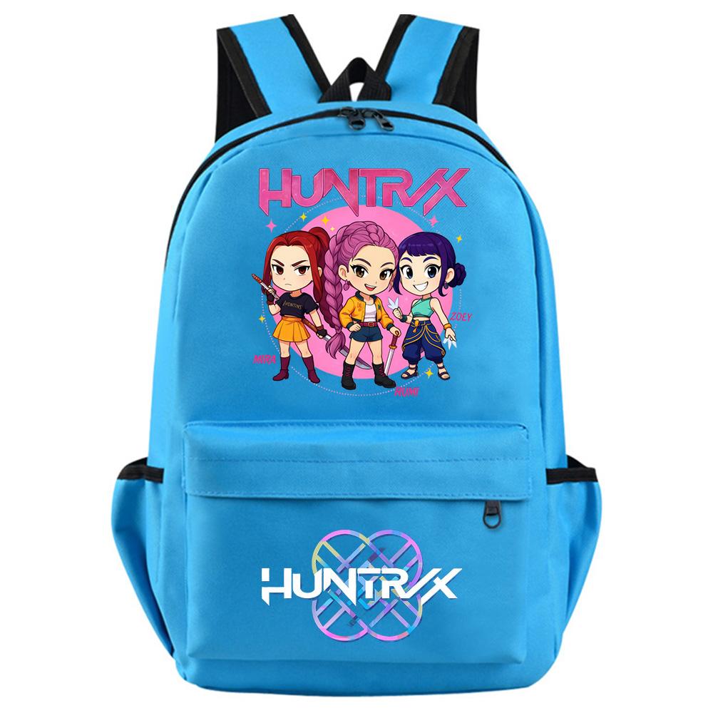 K-Pop Demon Hunters Printed Backpack for Teenager Student Girl Boy Bookbag Schoolbag Women Large Capacity Waterproof Travel Bag Kid Gift Rucksak
