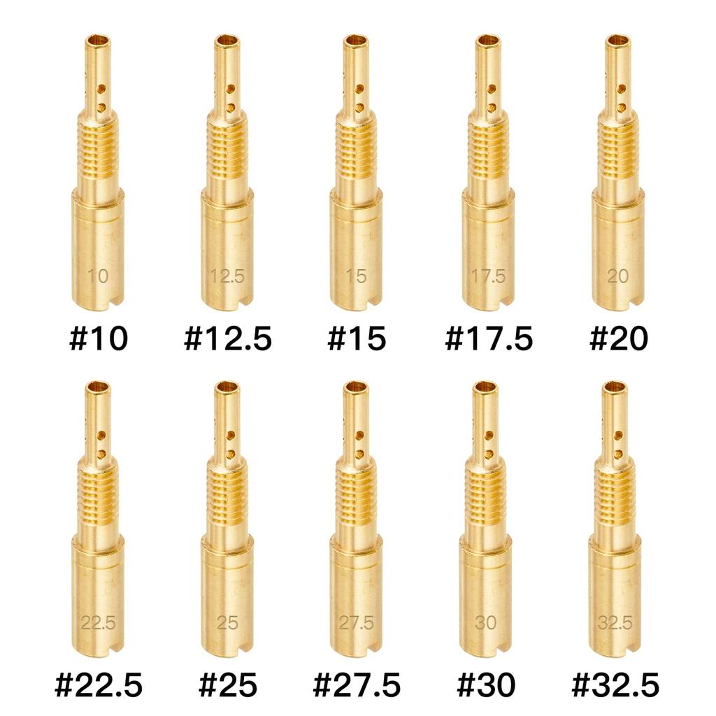 Микуни Пилотный жиклер Jetsetmoto 10 размеров Микуни TMR/TDMR (28 x 5), Медленный жиклер пилота