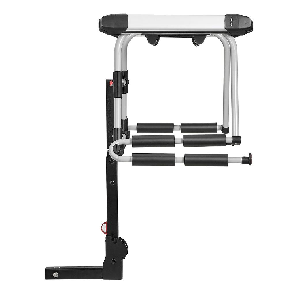 VEVOR Hitch Mounted Ski & Snowboard Rack, Fits 50 mm Receiver, Carries up to 6 Pairs of Skis or 4 Snowboards