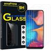 Screen Protector - VCOMP - Samsung Galaxy A20E - Tempered Glass - Pack of 3 - Scratch-resistant
