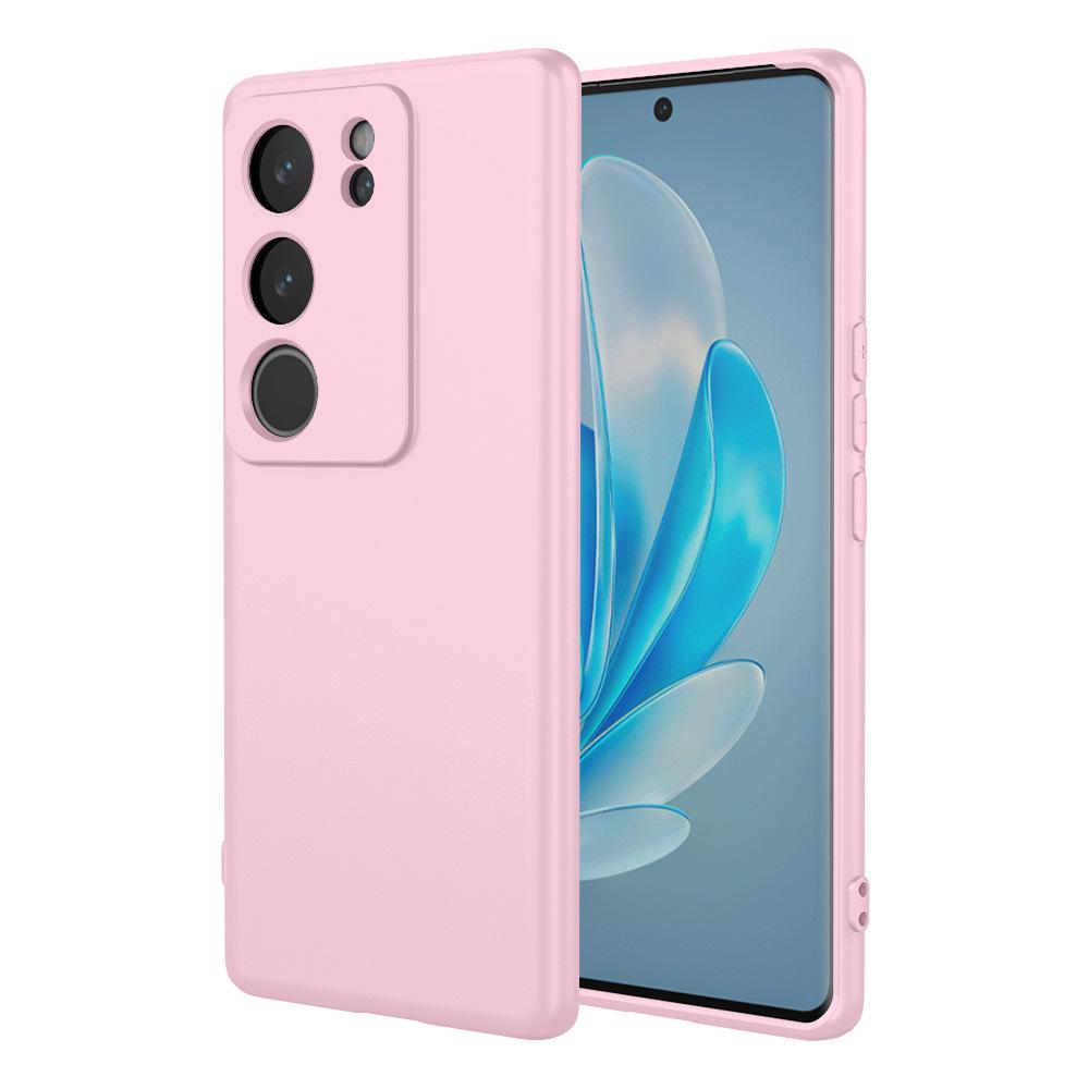 Совместимые чехлы для телефонов Vivo: V70 Lite, V40 Lite, S30 - Жидкий силикон с ощущением кожи