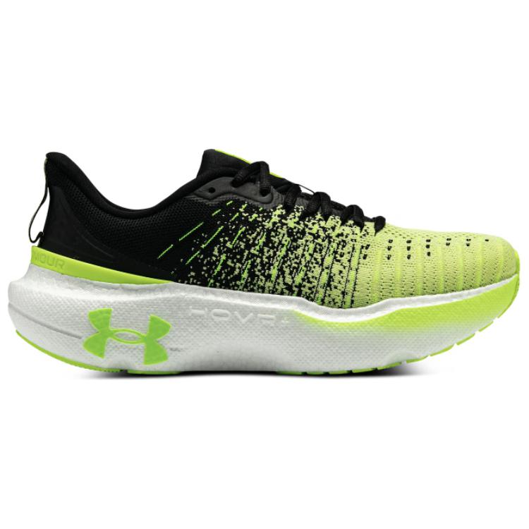 Under Armour HOVR Infinite Elite Black Sonic Yellow Женские кроссовки High-Vis-Yellow 3027199-004
