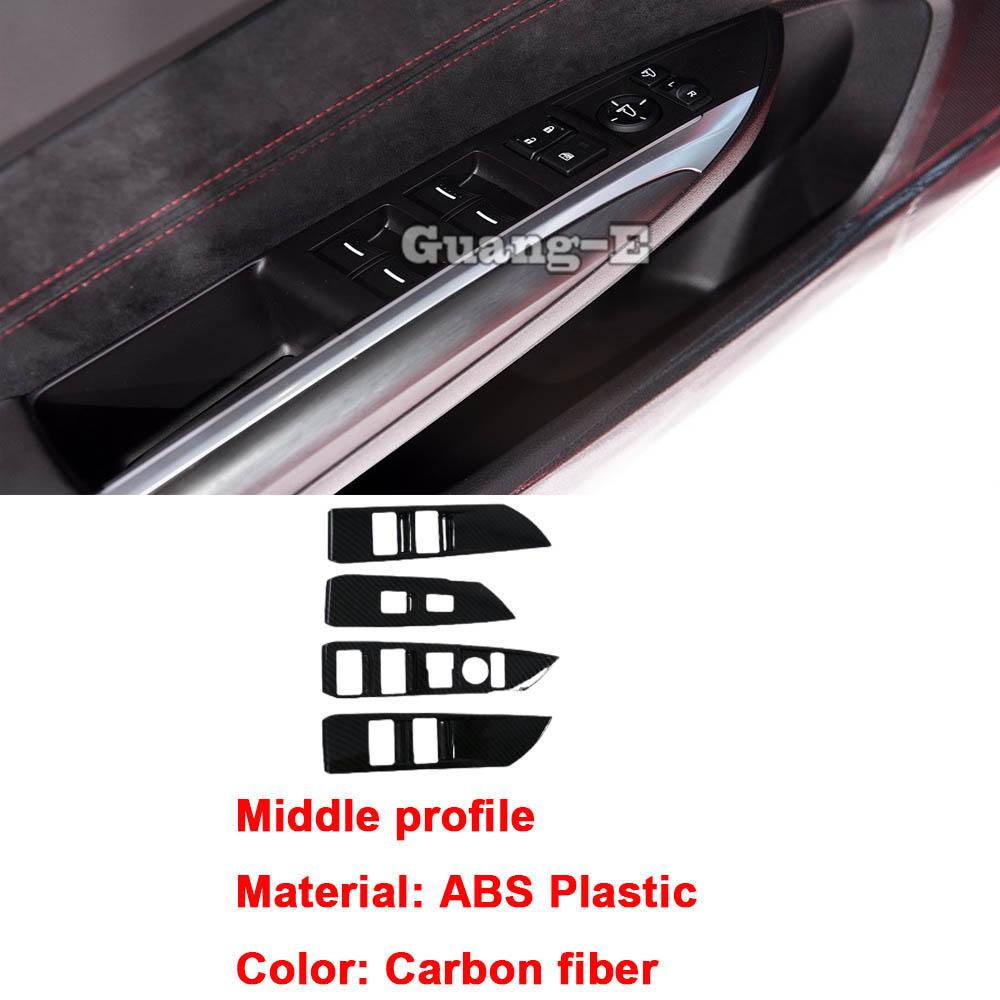 For Acura TLX 2018 ABS Light Button Frame Glove Box Handle Armrest Trim Steering Wheel Cover Bowl Accessories