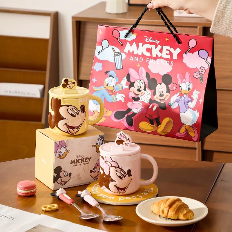 Disney Керамическая кружка Микки и друзья с подставкой для телефона и ложкой