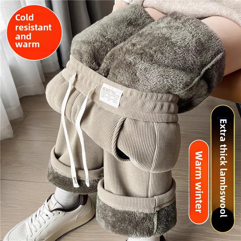 Женские широкие вельветовые брюки. Эти плотные, теплые брюки, доступные с бархатной подкладкой или без нее, идеально подходят для осени и зимы.