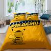 2026New Pikachu Cartoon Three-piece Bedding Set, Suitable for Bedroom Decor, Available in Large and Extra-large Sizes.