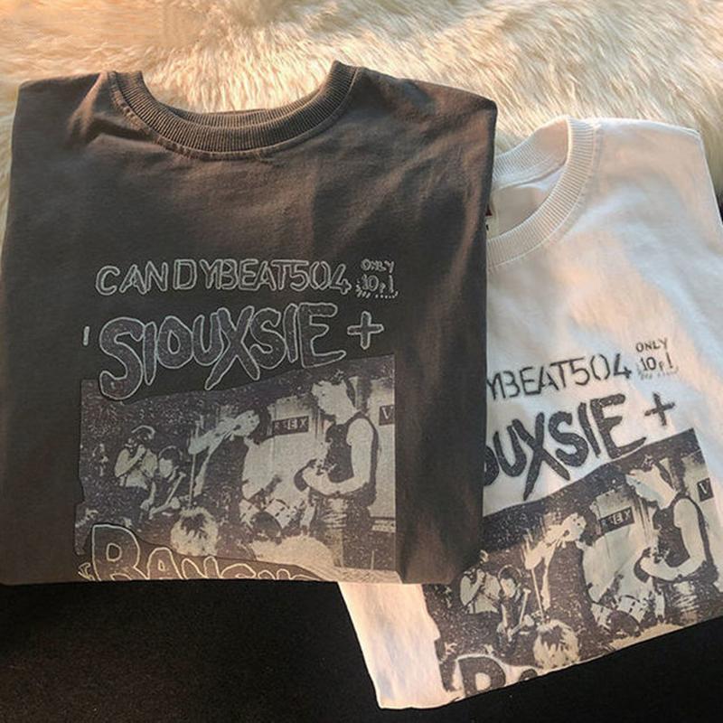 Летняя футболка в стиле гранж Harajuku, женская футболка с коротким рукавом, уличная одежда в стиле хип-хоп, топы, женская одежда Y2k