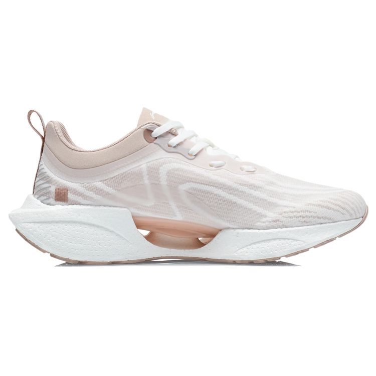 Li Ning супер легкие 18 дышащие кроссовки с низким верхом женские кроссовки бежевые ARMR008-13